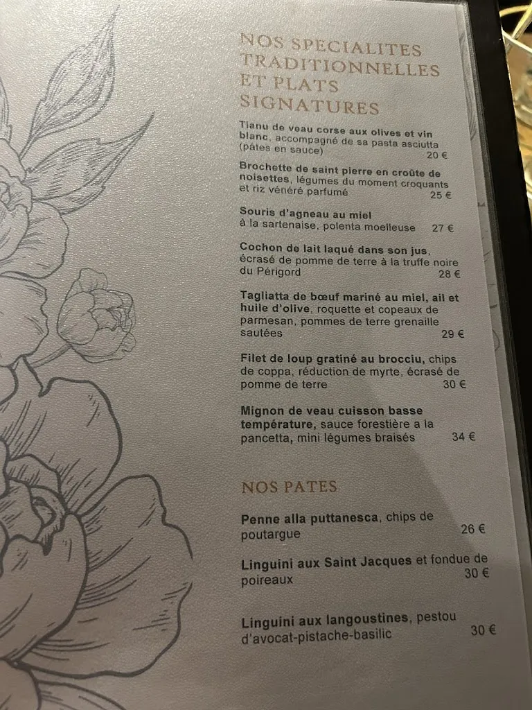 Menu_Restaurant Furana Porto Vecchio_Porto-Vecchio_image_1