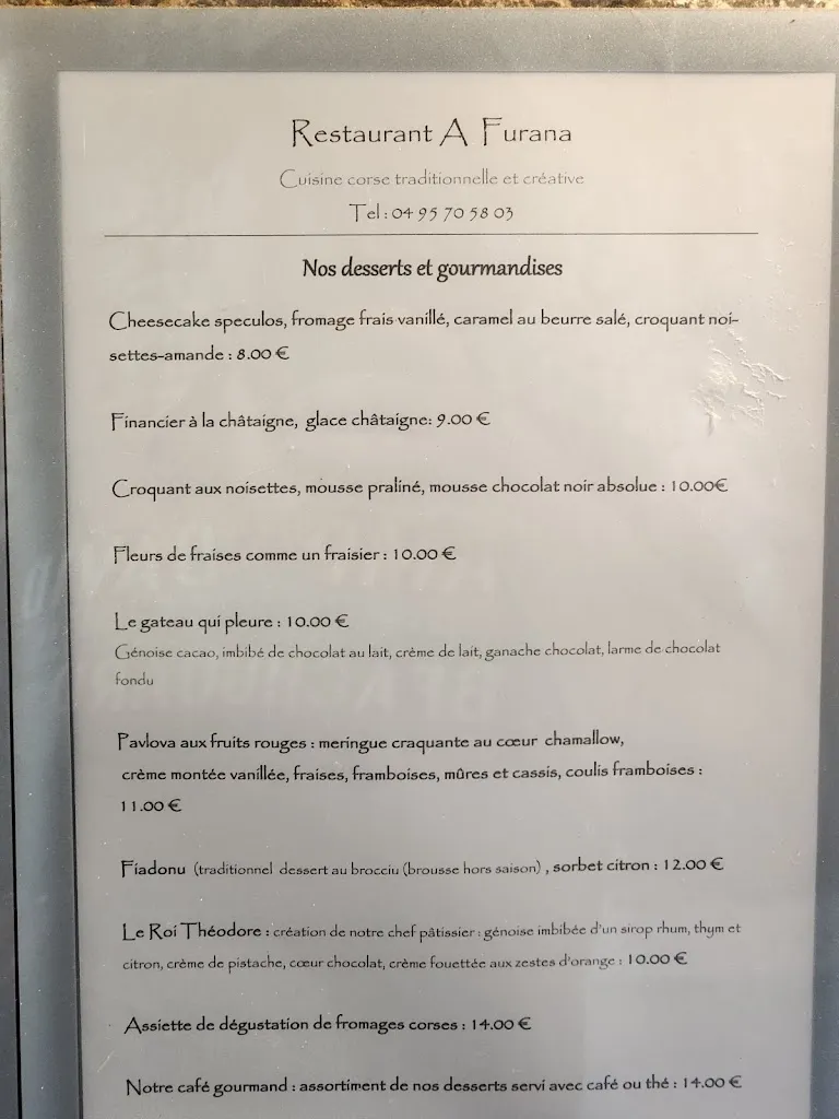 Menu_Restaurant Furana Porto Vecchio_Porto-Vecchio_image_4
