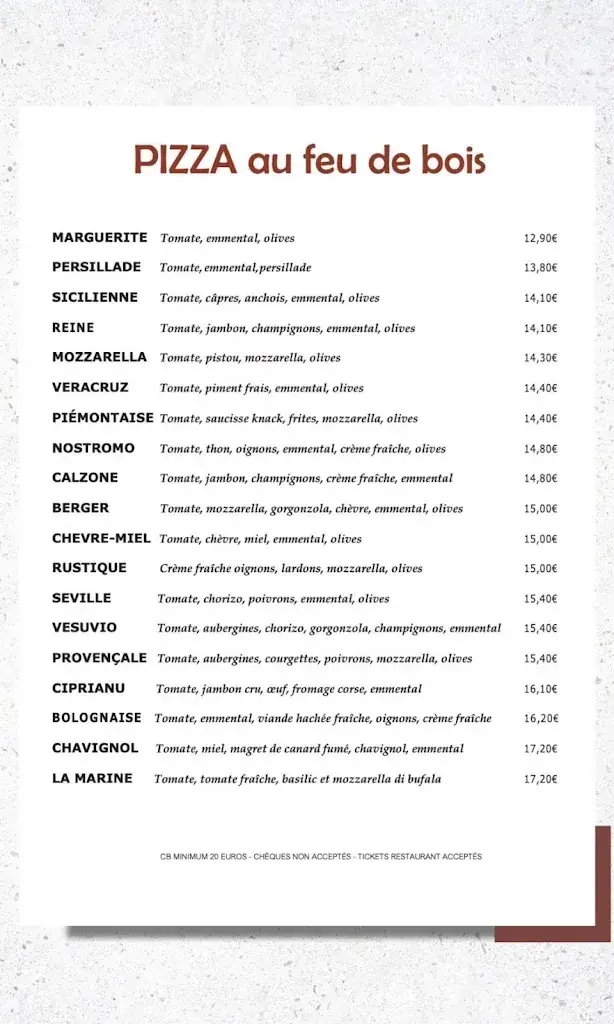 Menu_CAFE LA MARINE_Porto-Vecchio_image_2