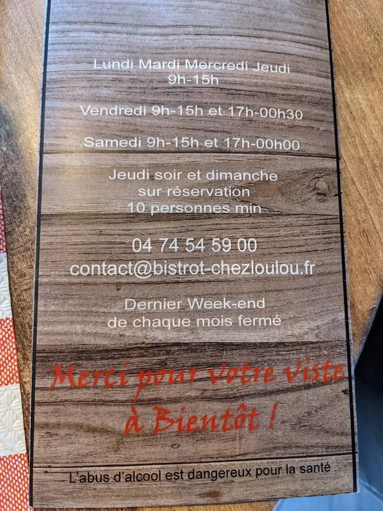 Menu_Bistrot Chez Loulou_Champier_immagine_2