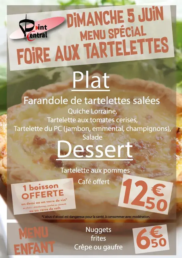 Menu_Restaurant Brasserie le Point Central Arches_Arches_immagine_4