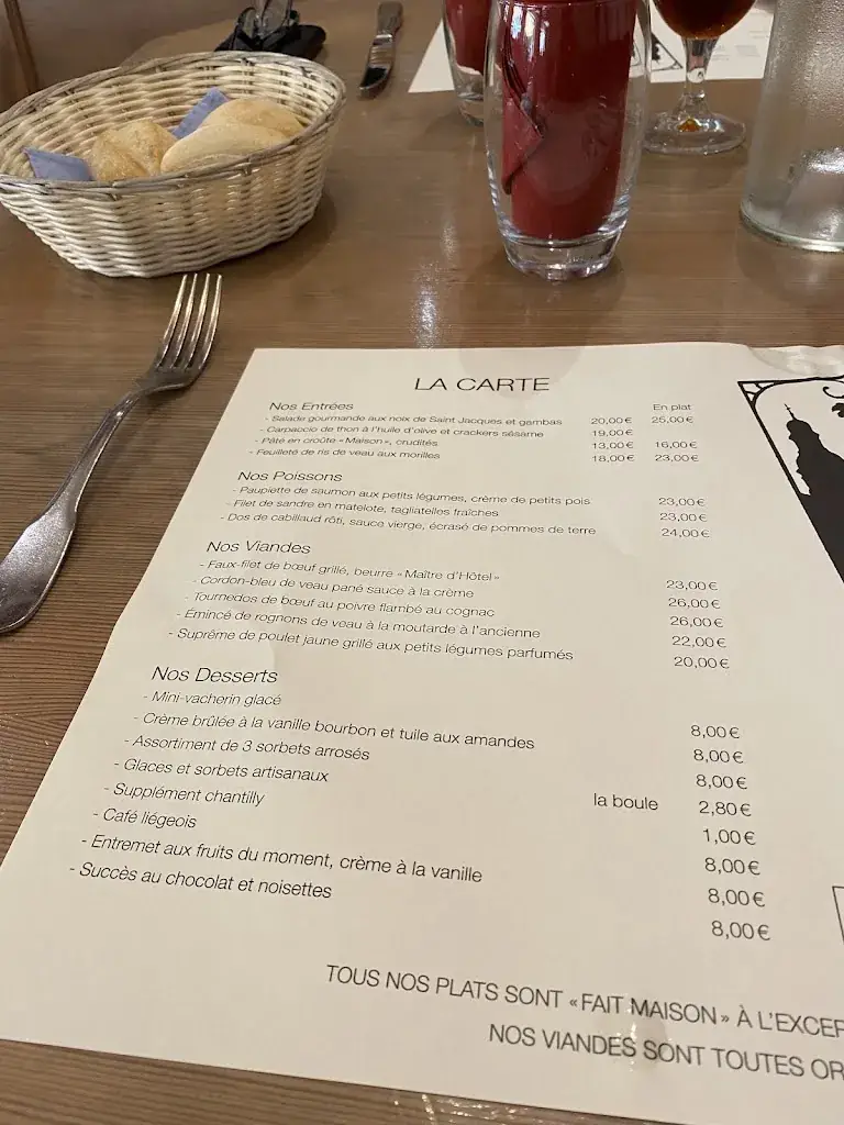 Menu_Restaurant Le Bénédictin_Altorf_image_1