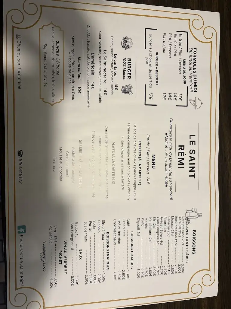 Menu_le saint-rémi_Champs-sur-Tarentaine-Marchal_image_1