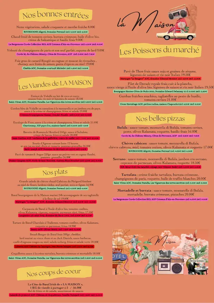 Menu_La Maison - Les Restaurants Nicolas Pierre_Thionville_image_1