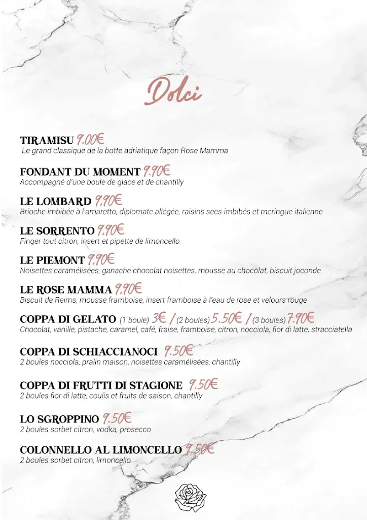 Menü_Rose Mamma_Thionville_Bild_4