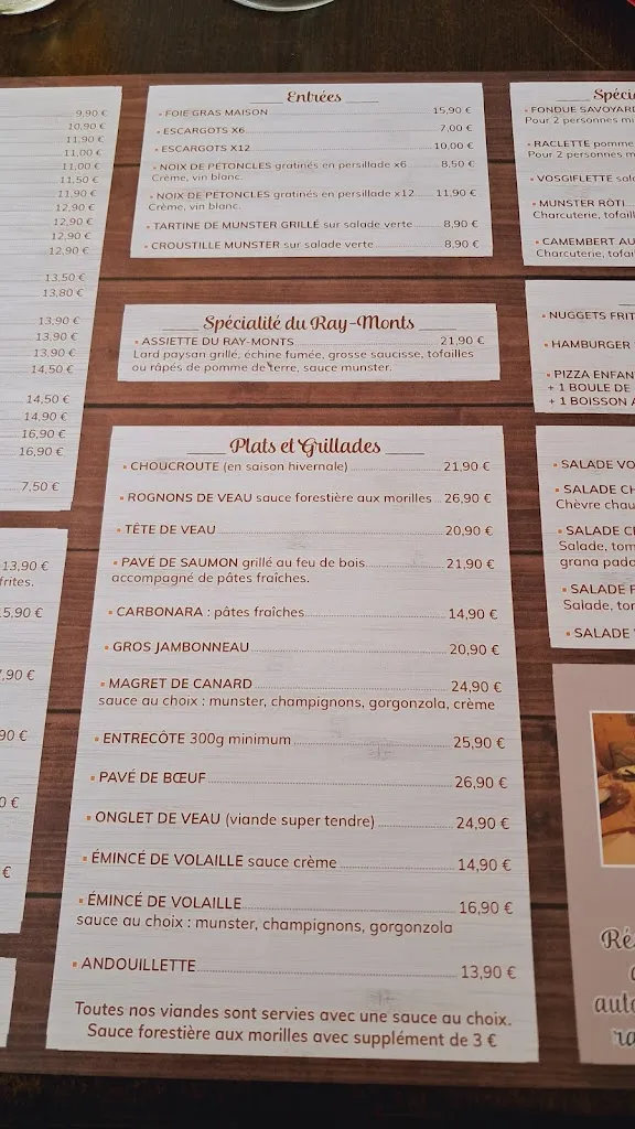 Menu_La Ferme du Ray Monts_Anould_immagine_3