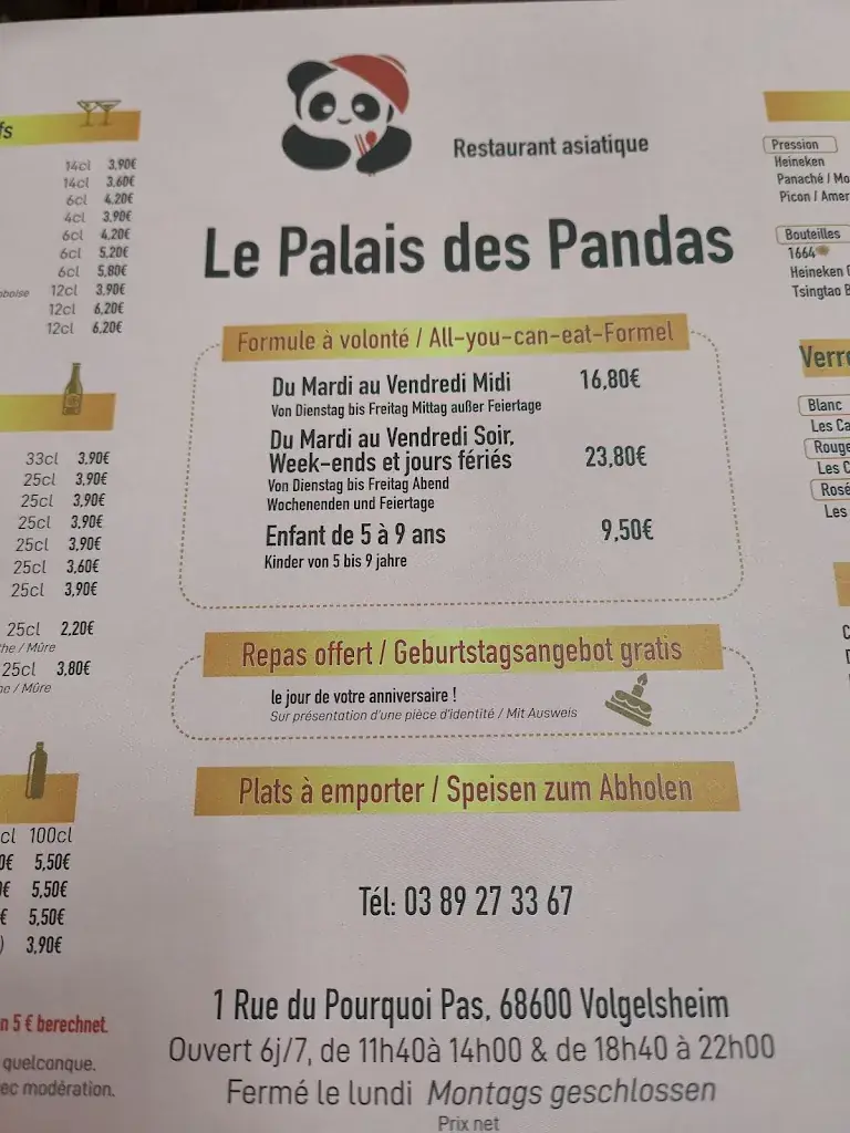 Menu_Le Palais des Pandas_Volgelsheim_image_1