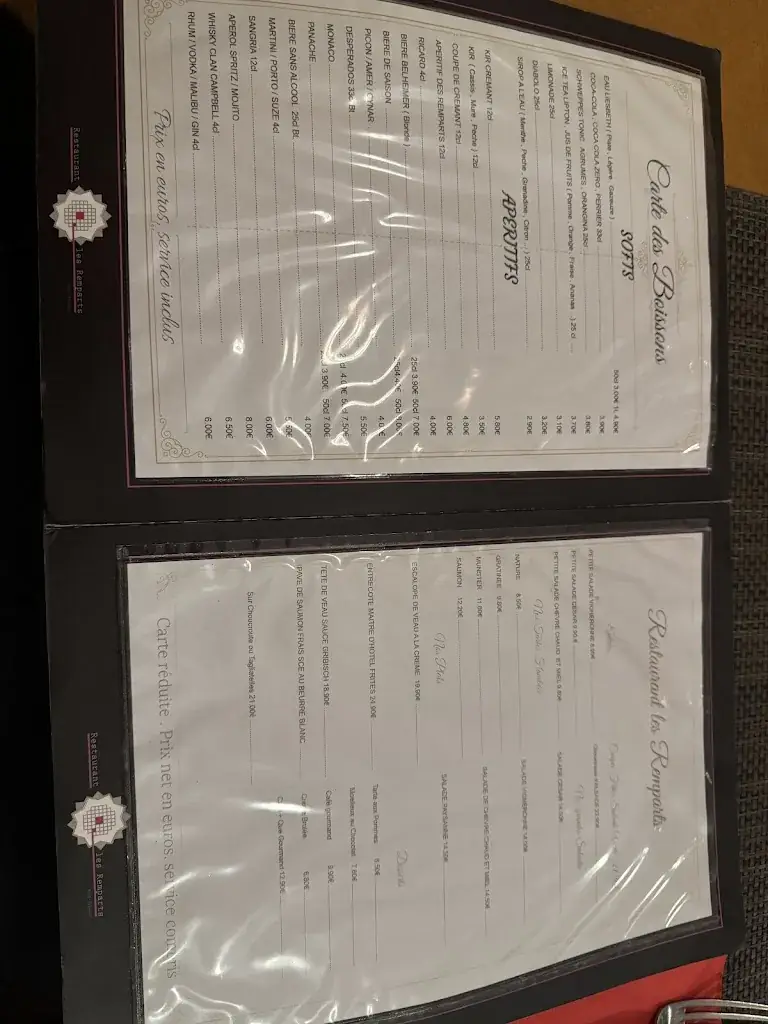 Menu_Restaurant Les Remparts_Neuf-Brisach_image_4