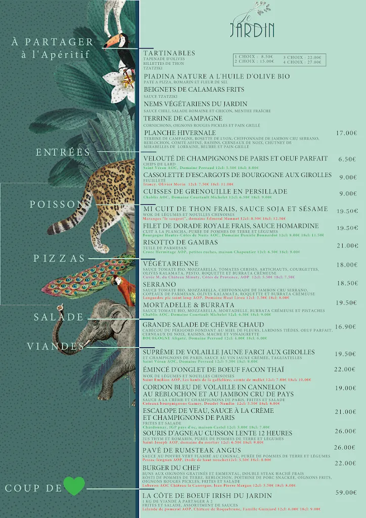 Menu_Le jardin - Les Restaurants Nicolas Pierre_Jouy-aux-Arches_immagine_2