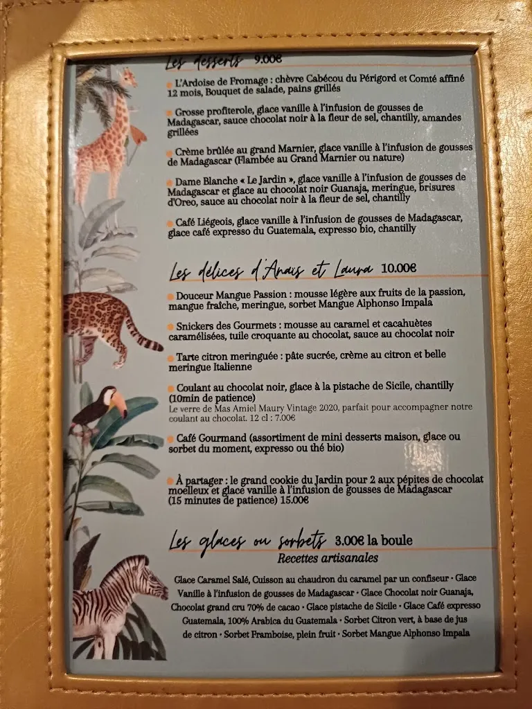 Menu_Le jardin - Les Restaurants Nicolas Pierre_Jouy-aux-Arches_immagine_4