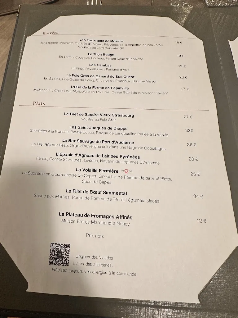 Menu_Restaurant La Forêt_Amnéville_image_1