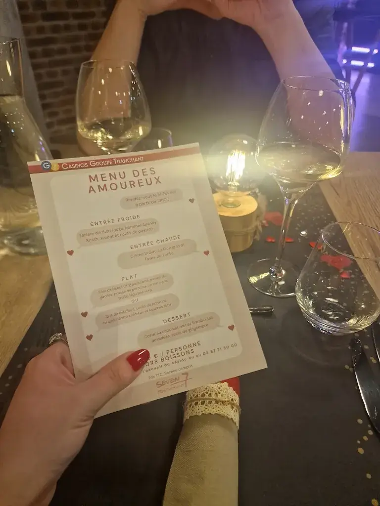 Menu_Seven Restaurant | Groupe Tranchant_Amnéville_image_4