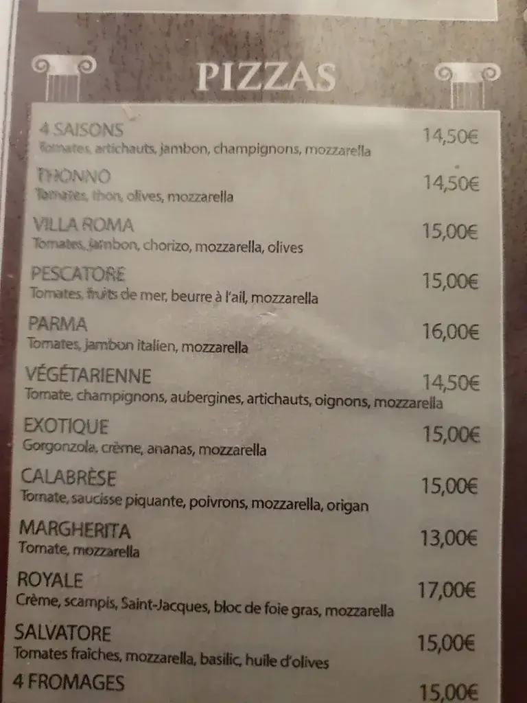 Menu_Villa Roma_Amnéville_image_1