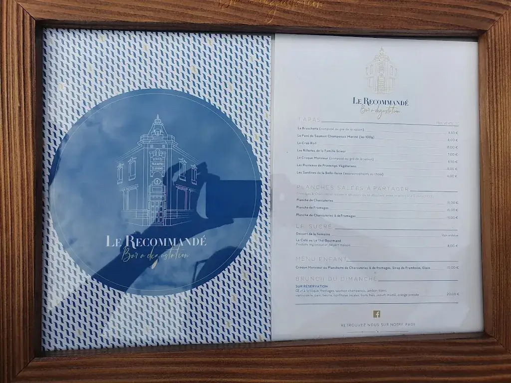 Menu_Le Recommandé - Bar à dégustation_Avize_image_2
