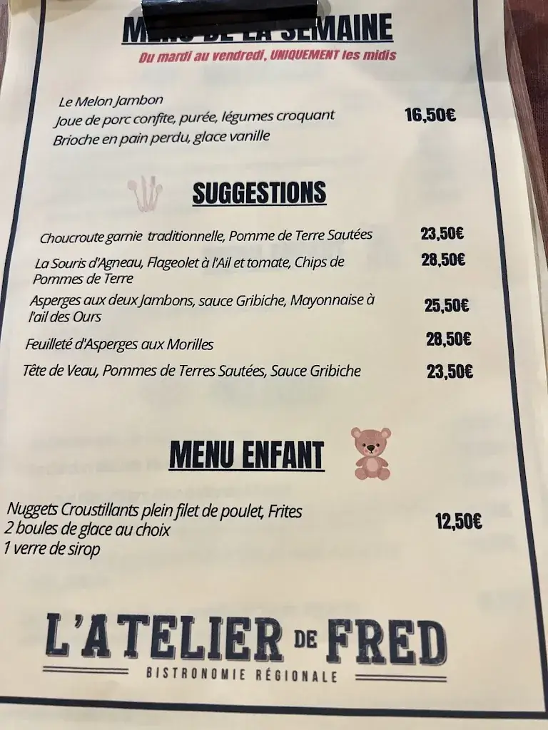 Menu_L'atelier de Fred Altkirch_Altkirch_image_1
