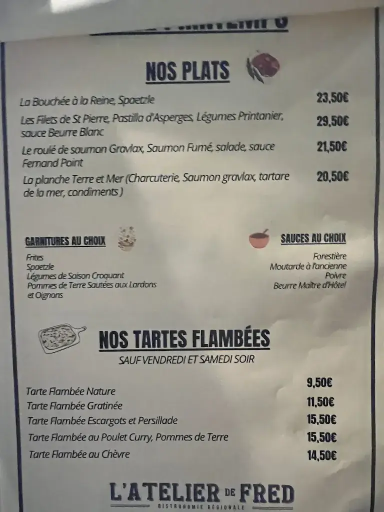 Menu_L'atelier de Fred Altkirch_Altkirch_image_2