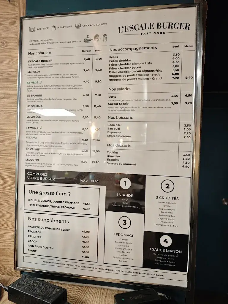 Menu_L’ESCALE BURGER Altkirch_Altkirch_image_1