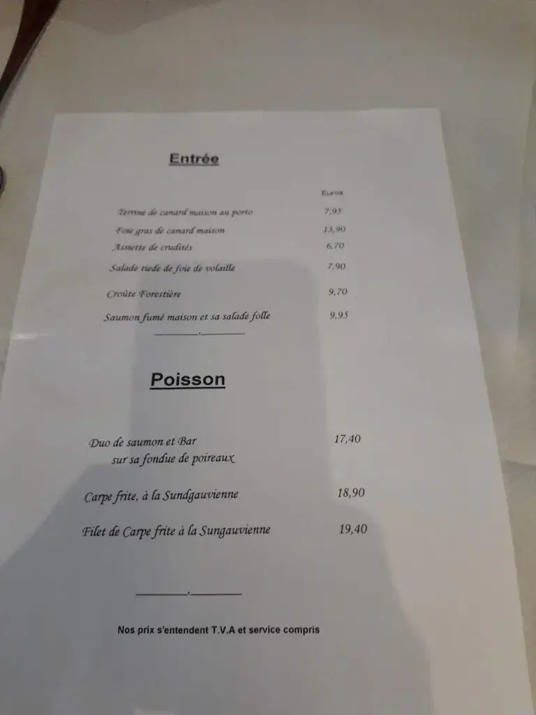 Menu_Auberge des 3 Vallées_Hirsingue_immagine_2