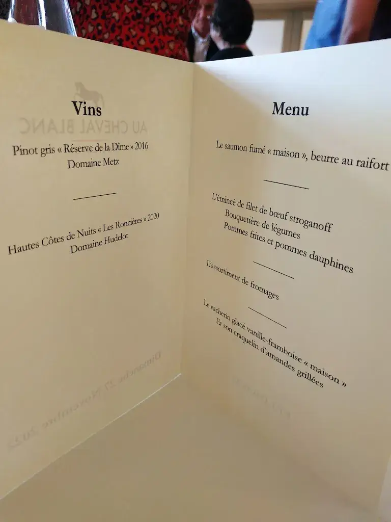 Menu_Restaurant Au Cheval Blanc_Feldbach_image_2