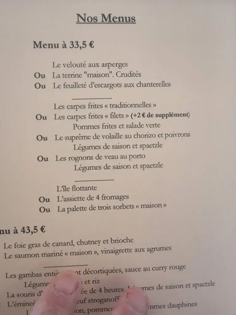 Menu_Restaurant Au Cheval Blanc_Feldbach_image_3