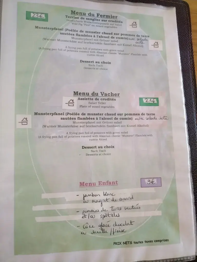 Menu_Ferme Auberge du Kreuzweg_Hohwald_image_2