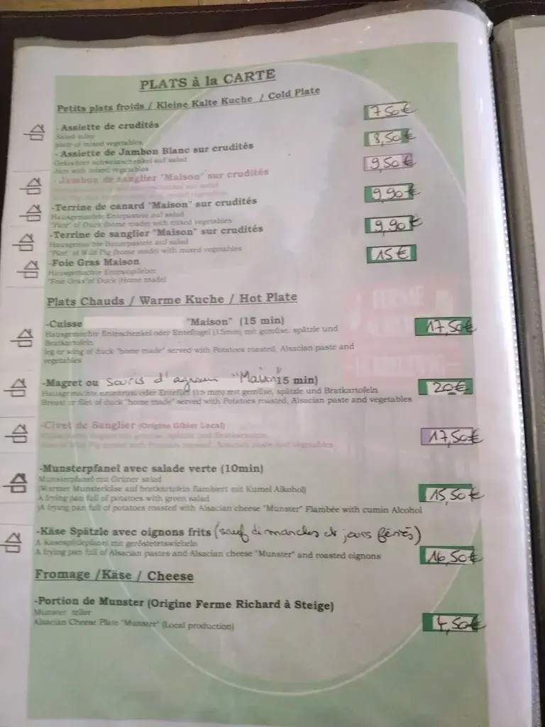Menu_Ferme Auberge du Kreuzweg_Hohwald_image_3