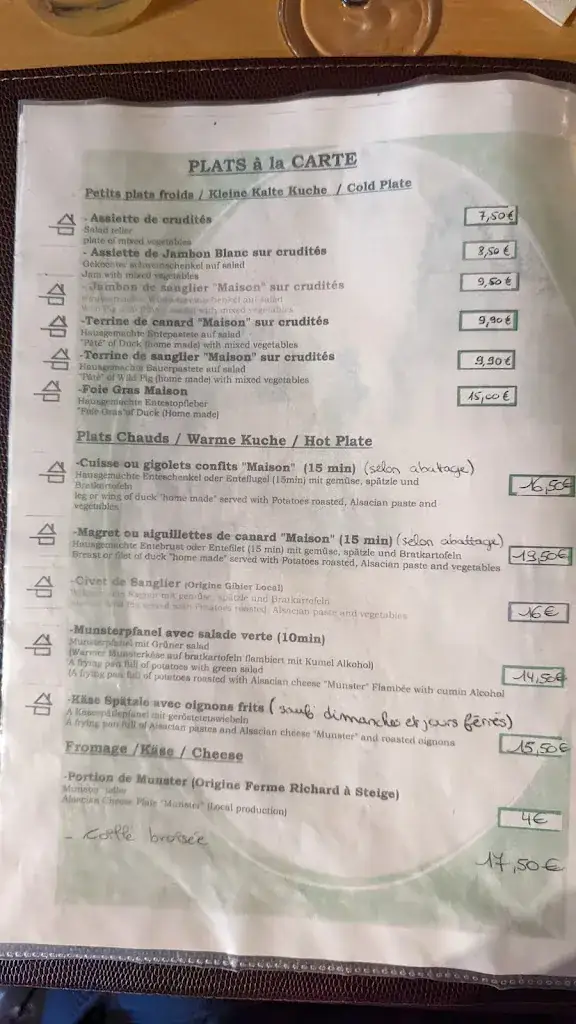 Menu_Ferme Auberge du Kreuzweg_Hohwald_image_4