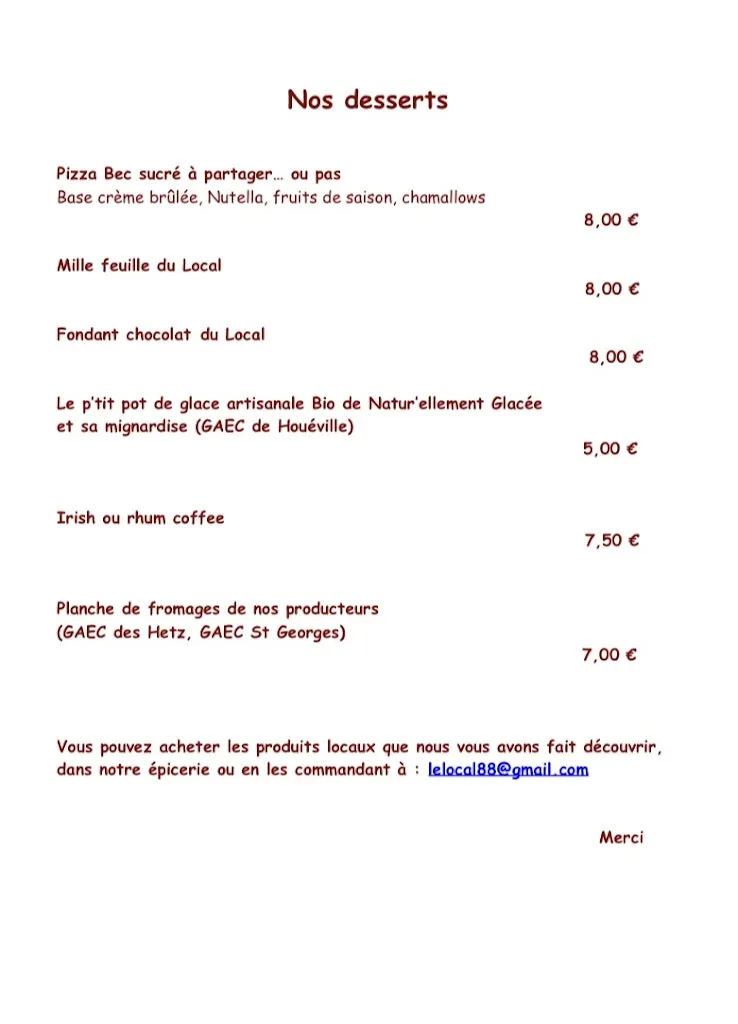 Menu_Le Local_Dogneville_image_1
