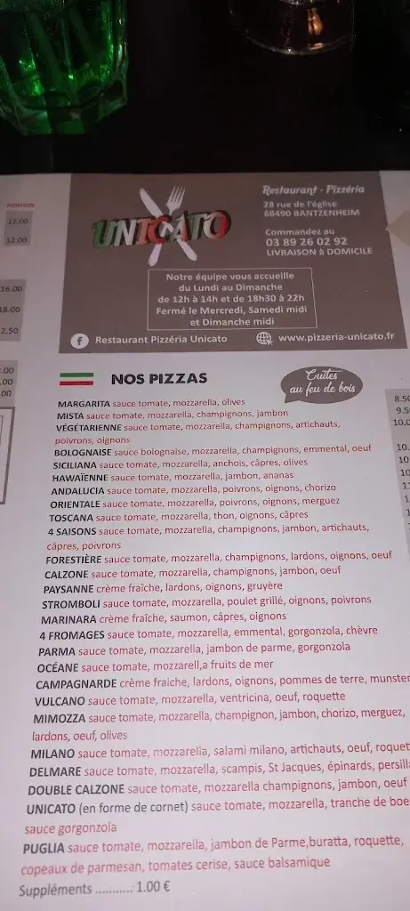 Menu_Restaurant Unicato_Bantzenheim_immagine_3