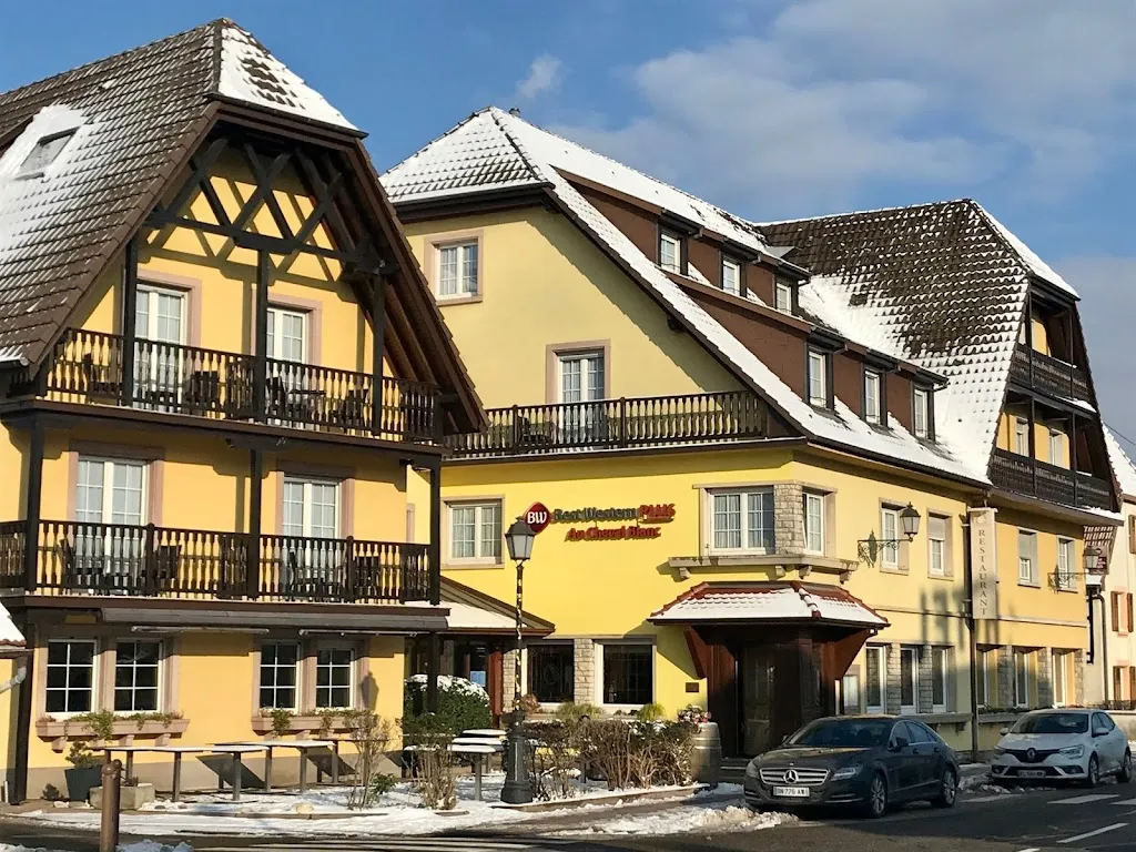 Best Western Au Cheval Blanc Mulhouse Nord ristorante a Baldersheim