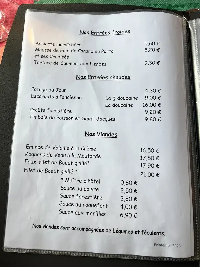 Menu_Restaurant A La Couronne_Burnhaupt-le-Haut_image_2