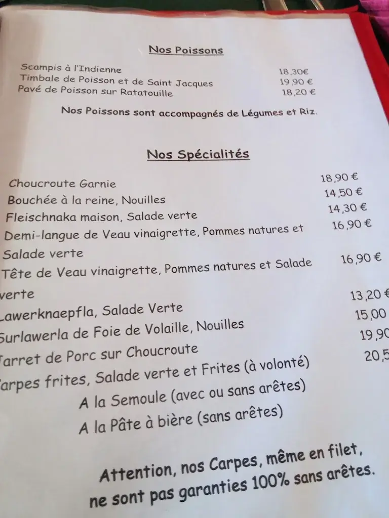 Menu_Restaurant A La Couronne_Burnhaupt-le-Haut_image_3