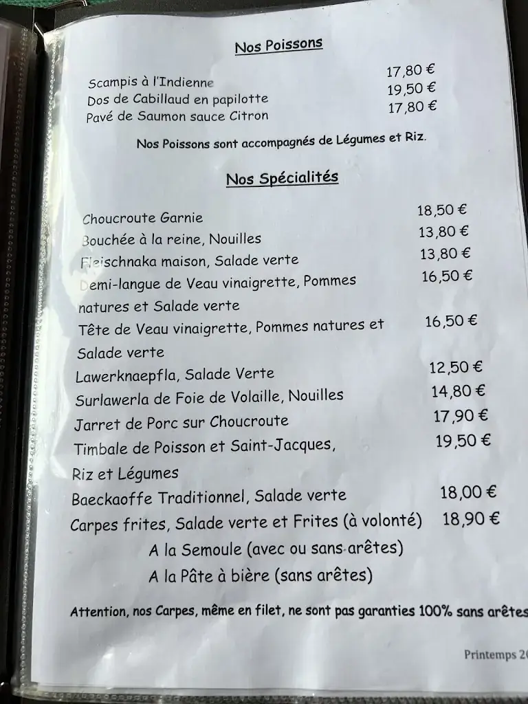 Menu_Restaurant A La Couronne_Burnhaupt-le-Haut_image_4