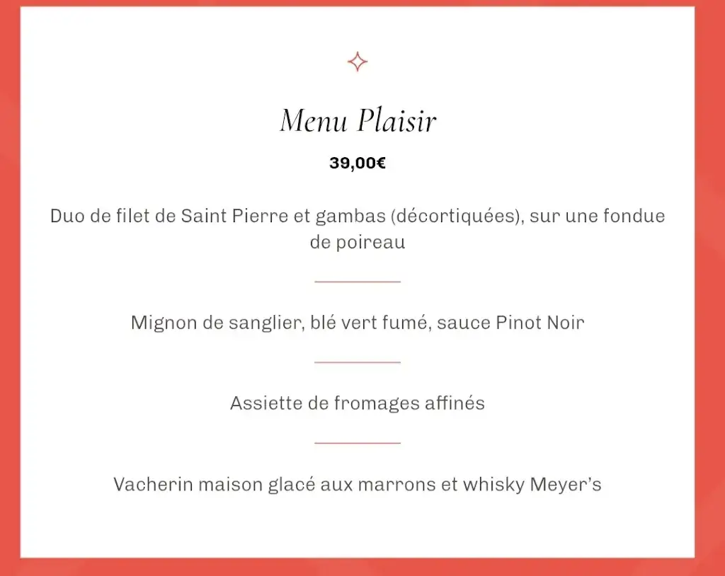 Menü_Hôtel Restaurant Le Moschenross_Thann_Bild_1