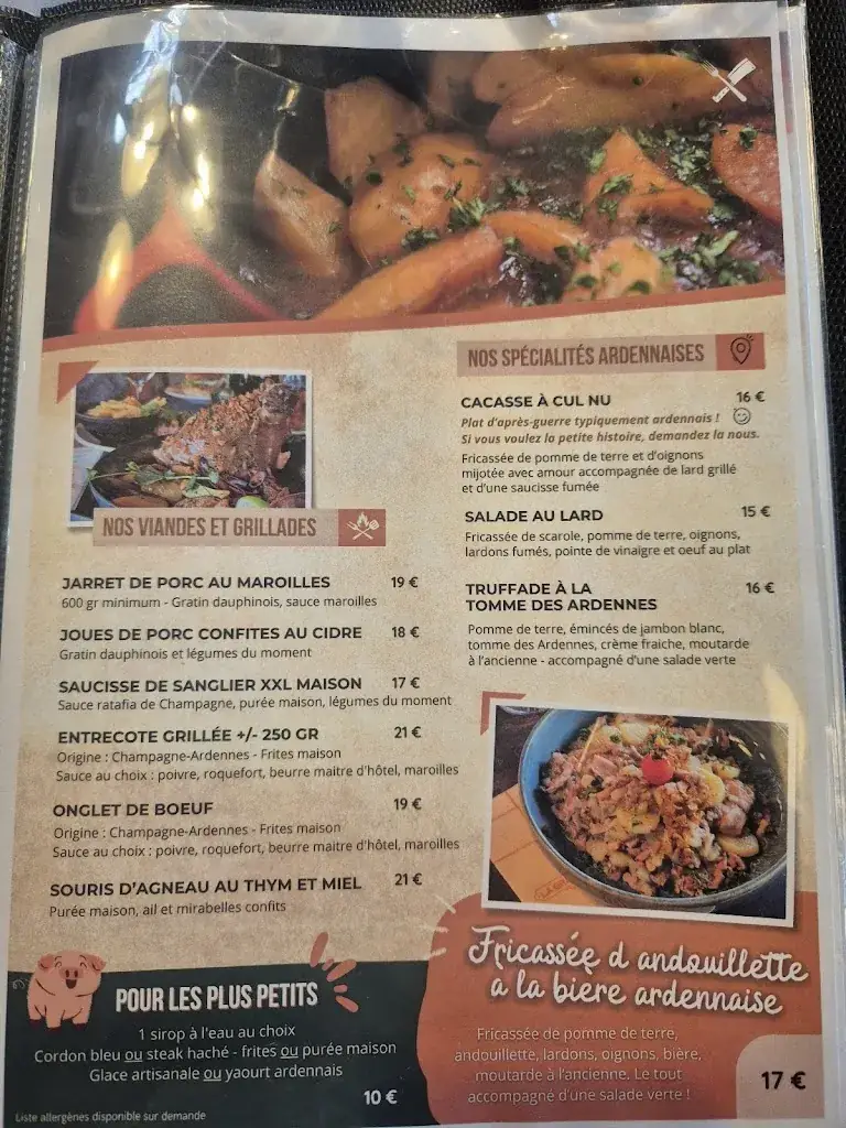 Menu_La Grande Tablée Ardennaise_Francheville_immagine_1