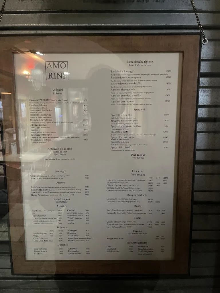 Menu_Restaurant Amorini_Charleville-Mézières_image_2