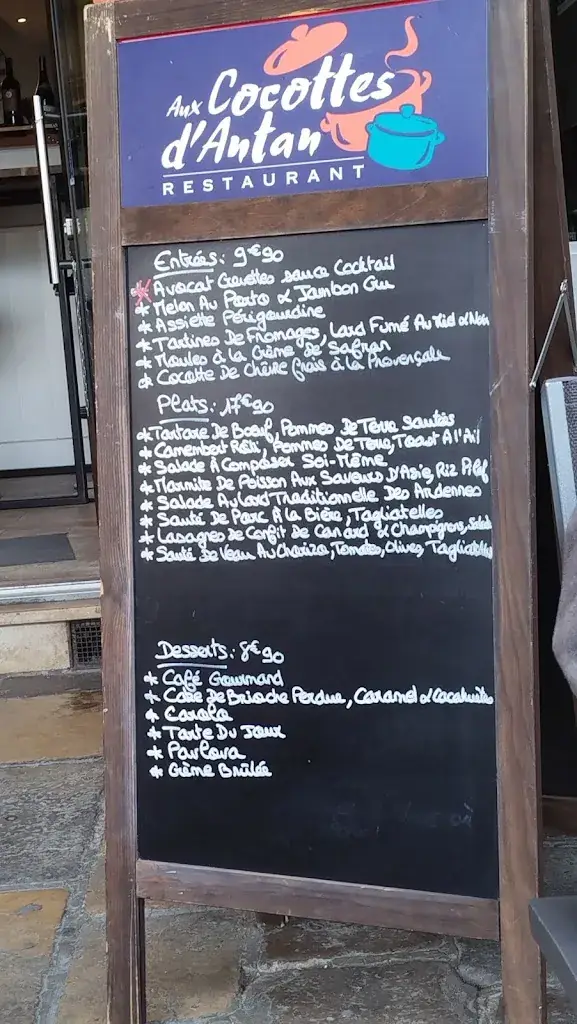 Menu_Aux Cocottes d'Antan_Charleville-Mézières_immagine_1