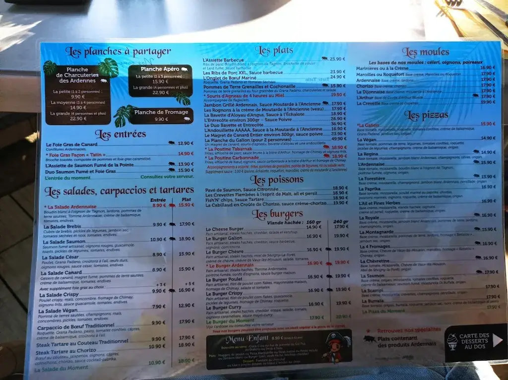 Menu_Le Galion_Charleville-Mézières_image_1