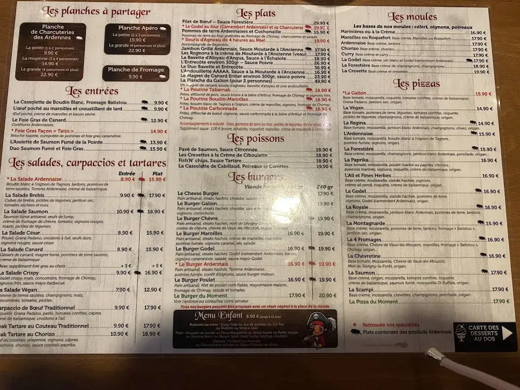 Menu_Le Galion_Charleville-Mézières_image_2