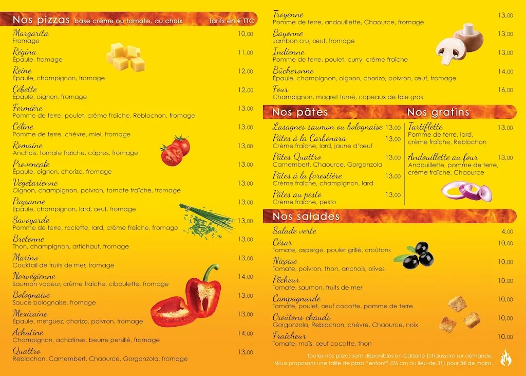 Menu_Au Feu de Bois, Pizzas et plats à emporter, take away only._Bar-sur-Seine_image_1