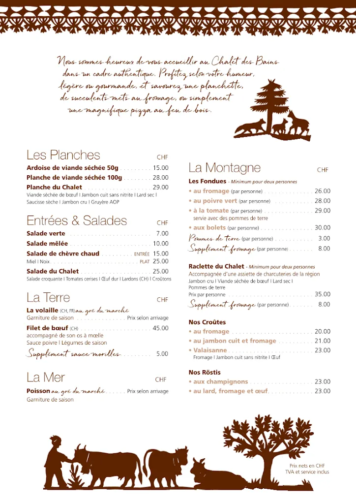 Menu_Restaurant Le Chalet des Bains_Lavey-les-Bains_image_3