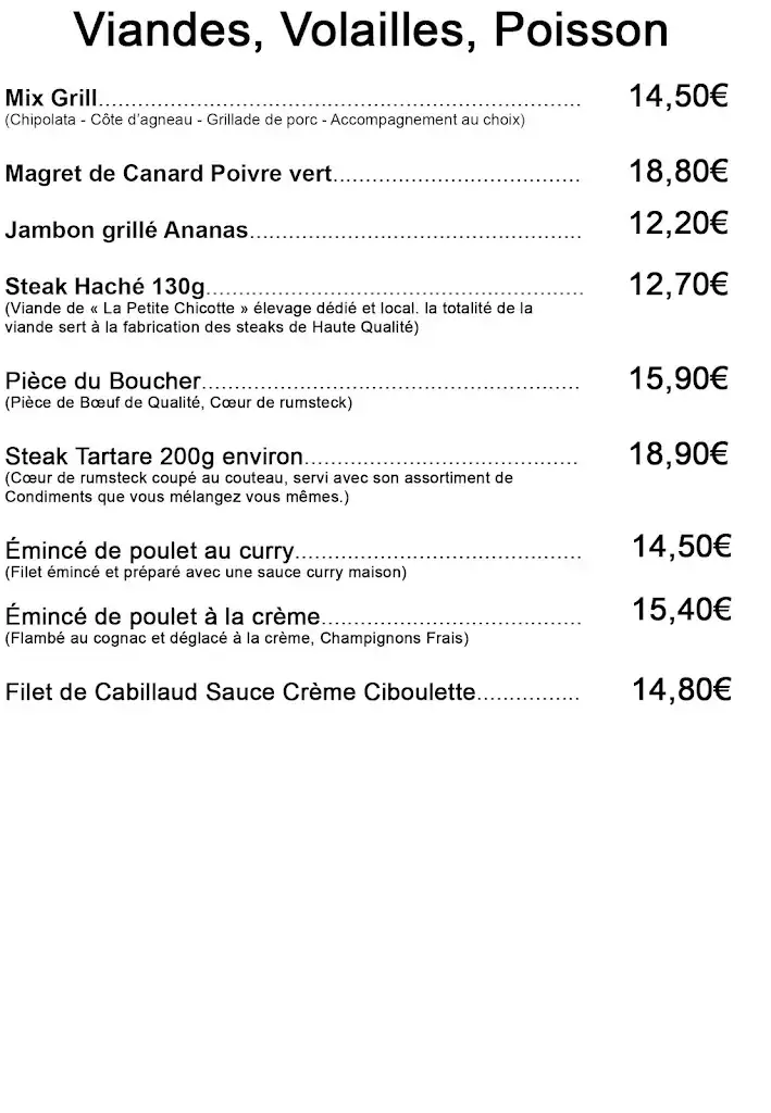 Menü_Restaurant Le Garage_Vôge-les-Bains_Bild_4