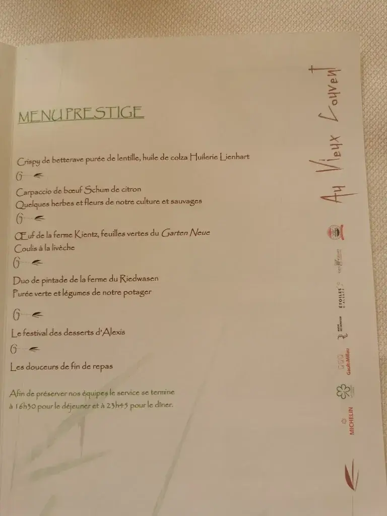 Menu_Au Vieux Couvent_Rhinau_image_3