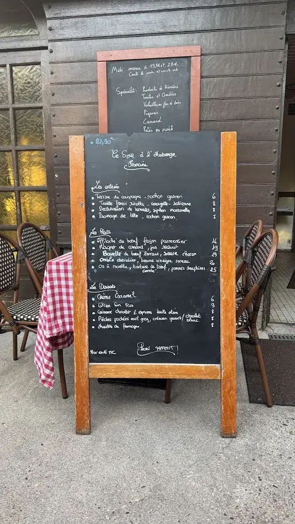 Menu_L'Auberge Francine_Nancy_image_2