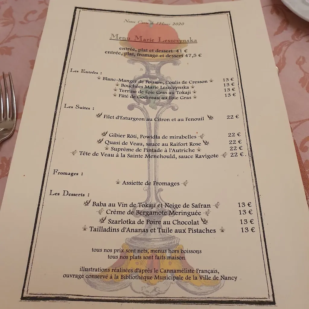 Menu_A la Table du Bon Roi Stanislas_Nancy_image_4