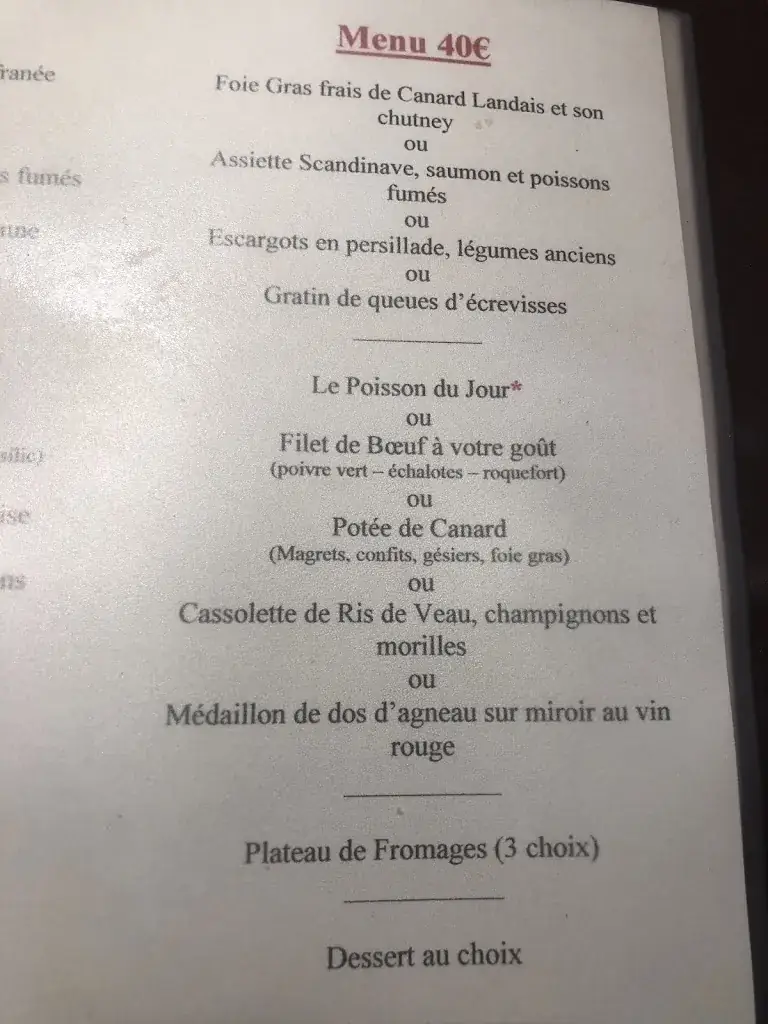 Menu_La Gentilhommière - Nancy_Nancy_image_4