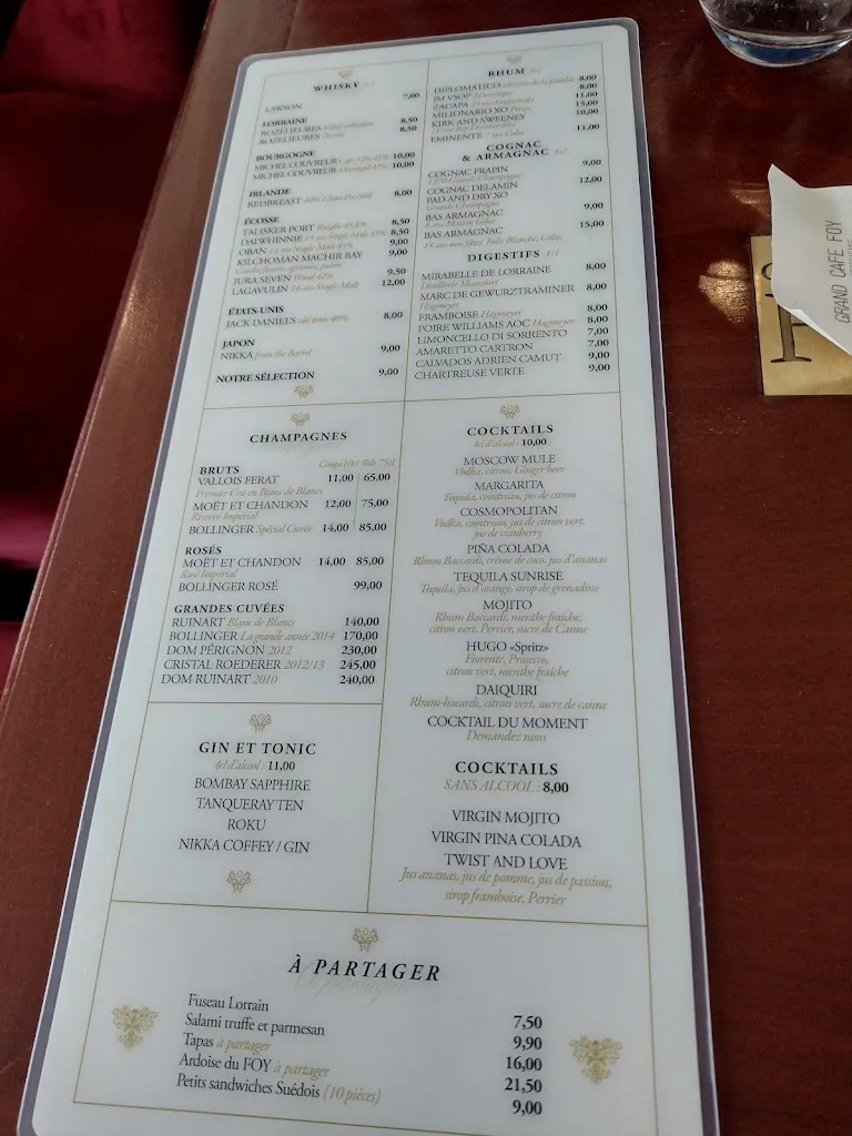 Menu_Grand Café Foy_Nancy_image_2
