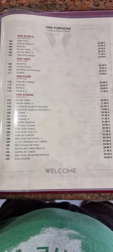 Menu_Restaurant Welcome_Luxembourg_image_4