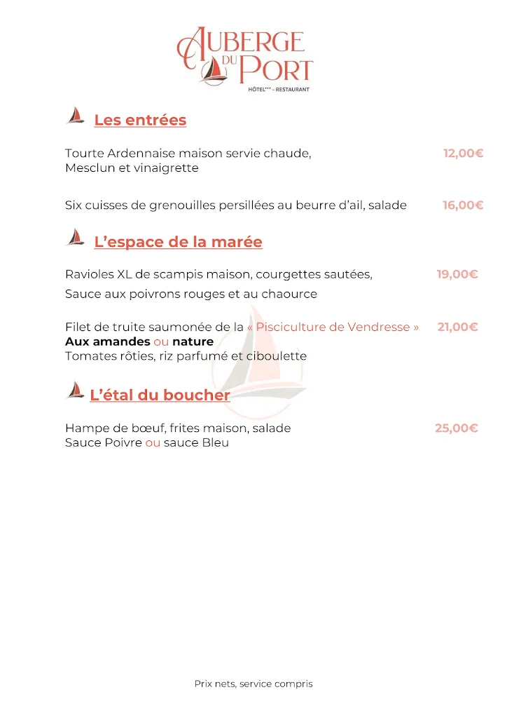 Menu_Auberge du port_Bazeilles_image_2