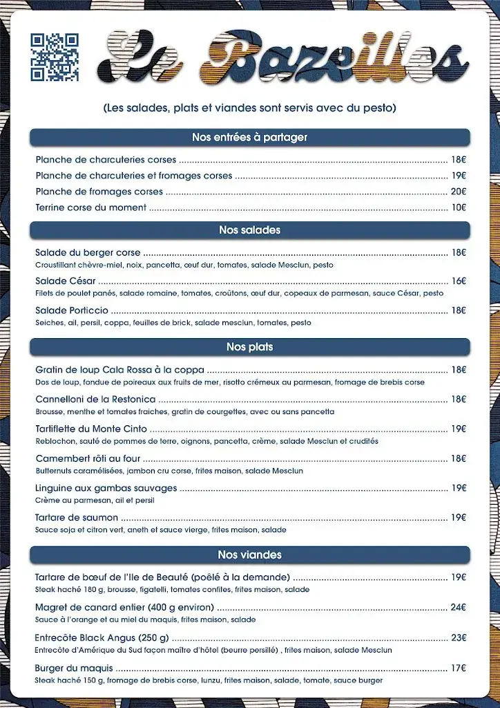 Menu_Restaurant Le Bazeilles_Toulon_image_1